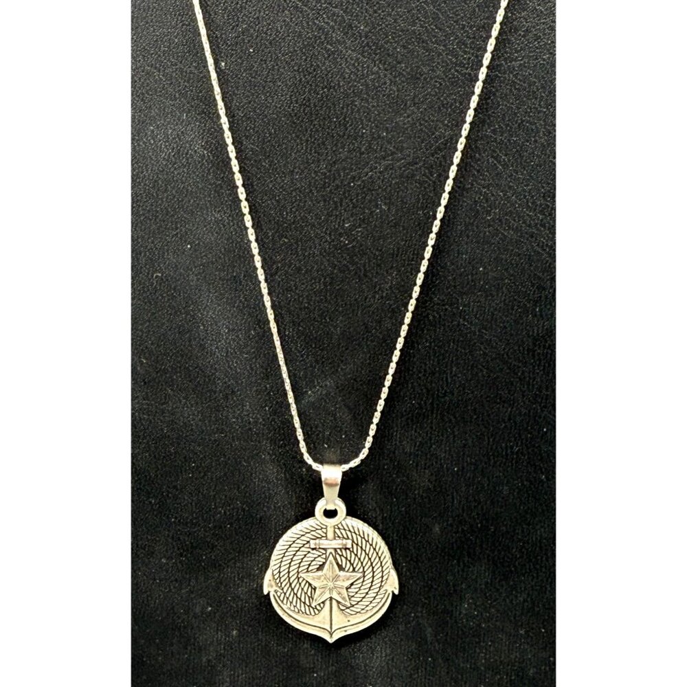 Alex and Ani Rafaelian Pendant Chain Necklace Trust Grounding Certainty
